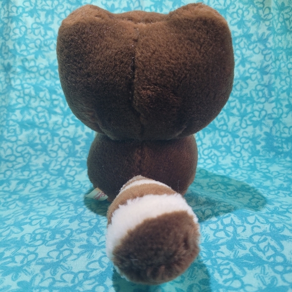 Rare Landry the Raccoon and Pea the Rubber Duck Sanrio Smiles plush 2000 - Picture 3 of 7